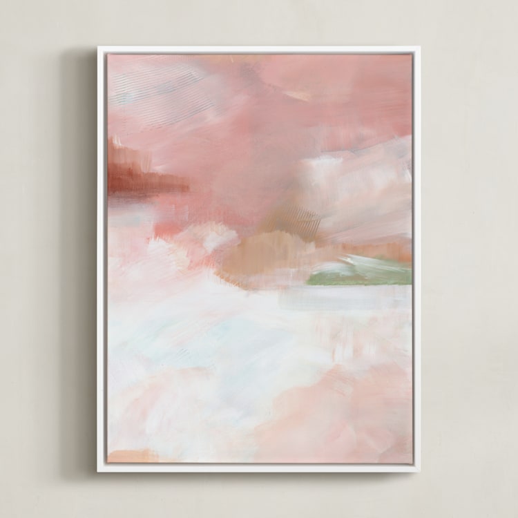 "Sorento ll" - Art Print in Sorento Dust by AlisonJerry - Framed Canvas
