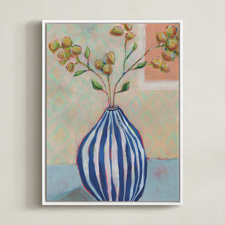 "Forager" - Art Print in Original by Ksenia Ya - Framed Canvas