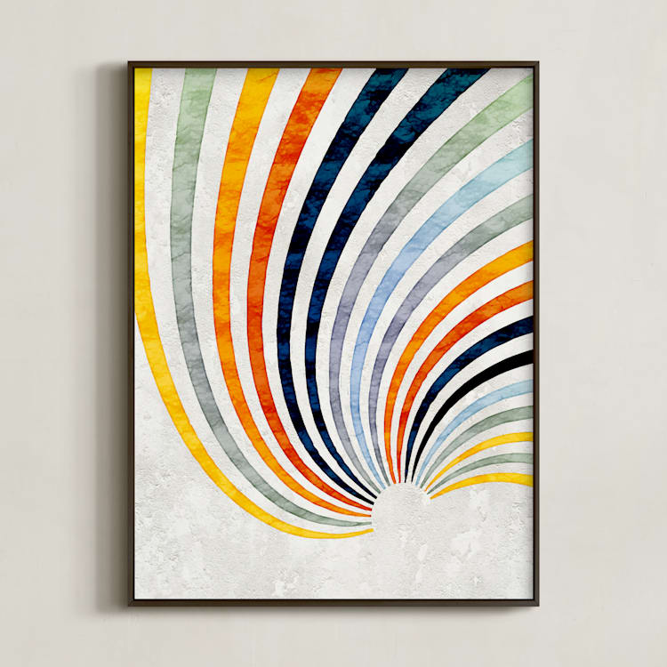 "The Awakening" - Art Print in Rainbow by Alex Isaacs Designs - Framed
