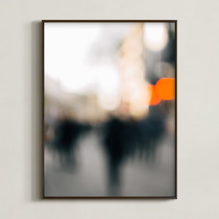 "city pulse" - Art Print in Bright by Anastasia Makarova - Framed