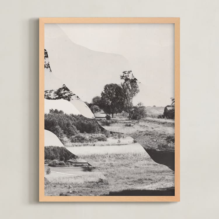 "Under the Lining I" - Art Print in Unreal by Sumak Studio - Framed