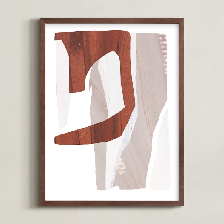 "Valentina 2" - Art Print in Desert Sunset by Jennifer Daily - Framed