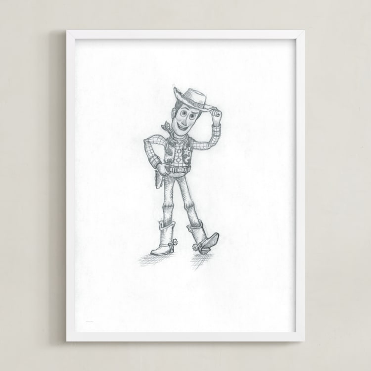 "Disney Pixar's Toy Story In Pencil II" - Art Print in Pencil by Anna Black - Framed