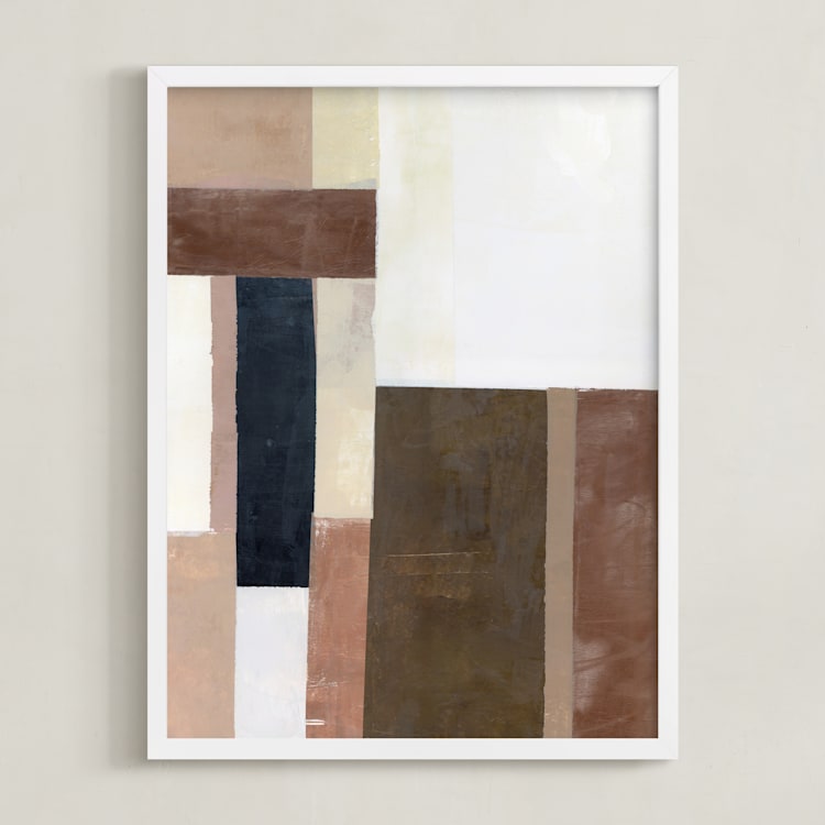 "Unite" - Art Print in earthbound by Sara Hicks Malone - Framed