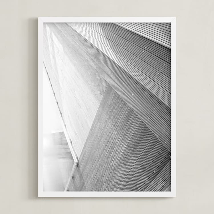"Shades" - Art Print in Blends by Van Tsao - Framed
