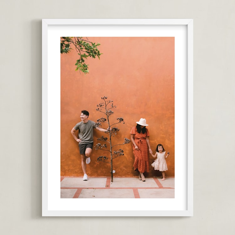 "The Big Picture" - Framed Photo in White by Minted - Framed