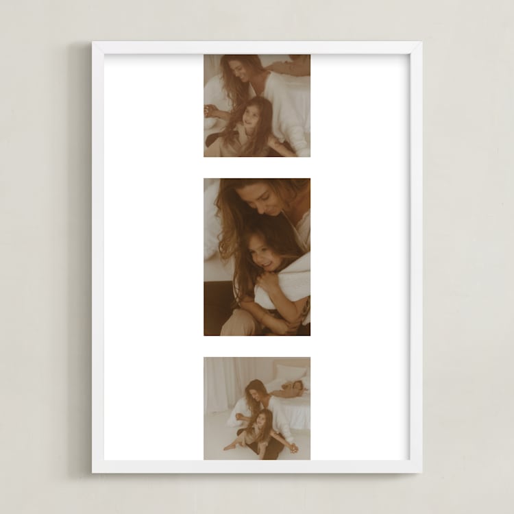 "Framed Photo: Triple Gallery" - Framed Photo in Cotton by Angela Thompson - Framed