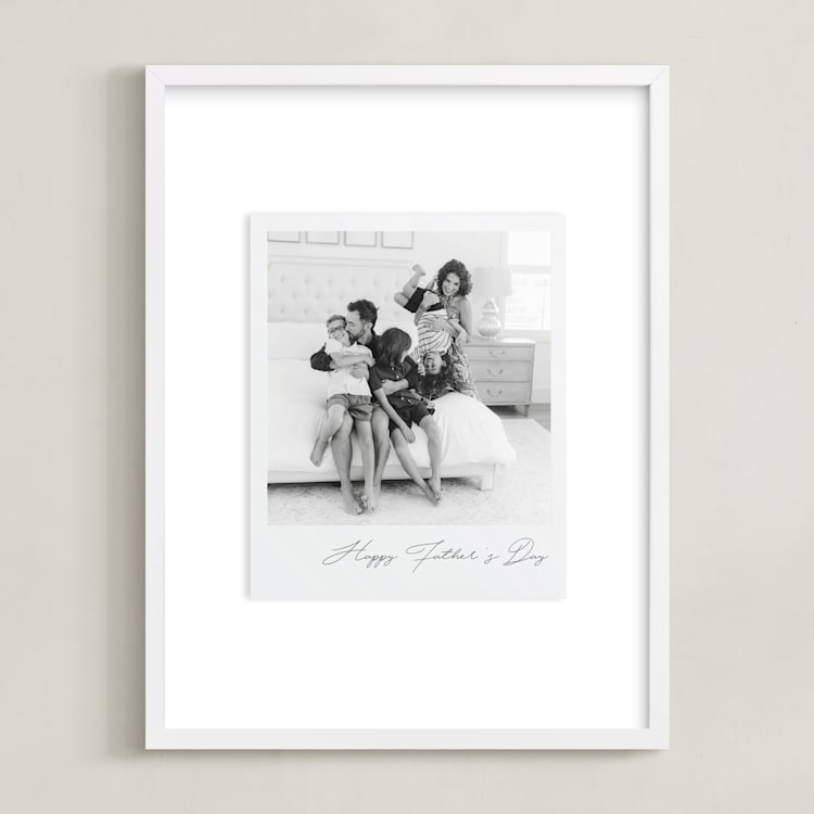 "Framed Photo: Classic Snap" - Framed Photo in Noir by Minted - Framed