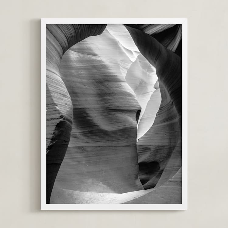 "resiste" - Art Print in Black & White by Kamala Nahas - Framed