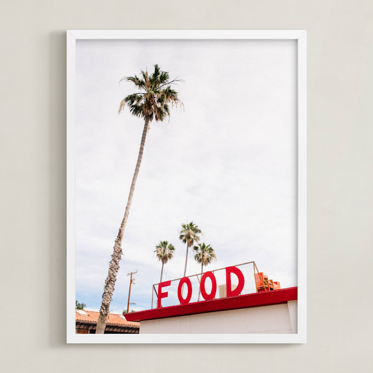 "Zuma Beach Malibu No. 7" - Art Print in Color by Kamala Nahas - Framed