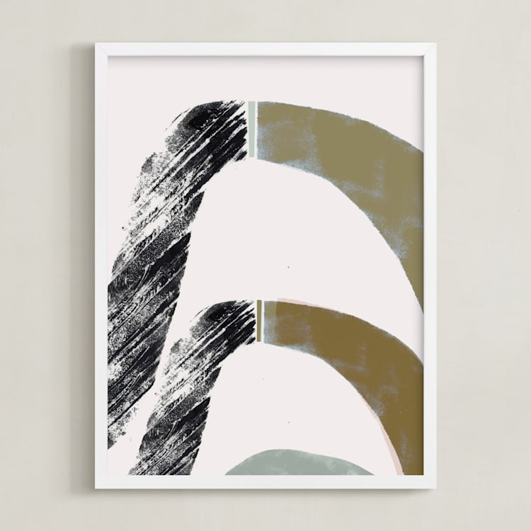 "Landscape" - Art Print in Tunquen by Bethania Lima - Framed