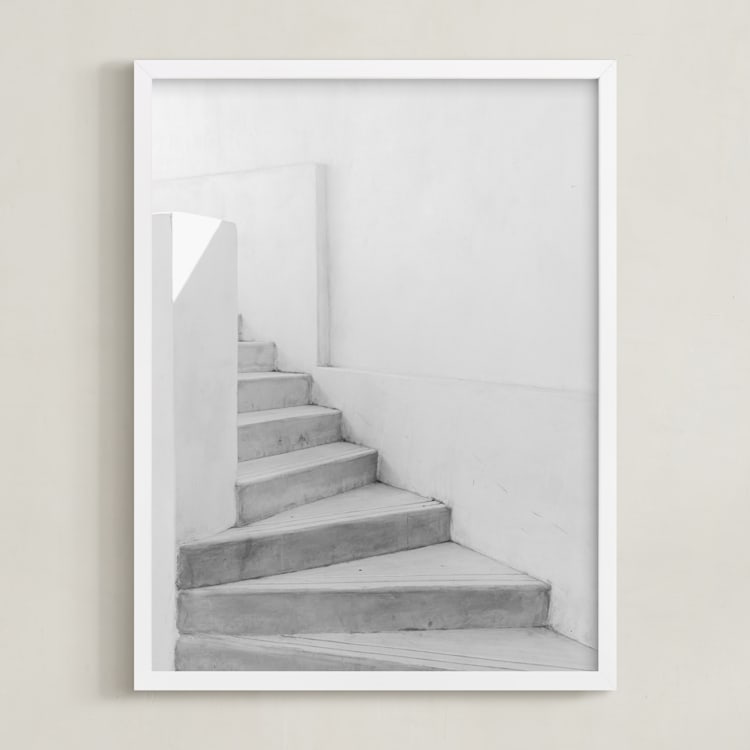 "Todos Santos III" - Art Print in White by Lindsay Ferraris Photography - Framed