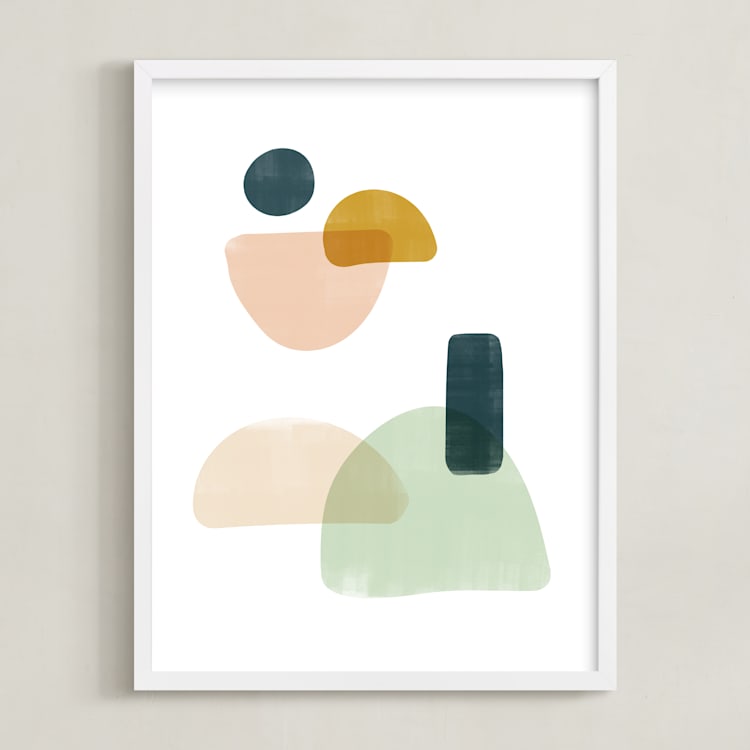 "balance no.3" - Art Print in golden hour by Lindsay Stetson Thompson - Framed