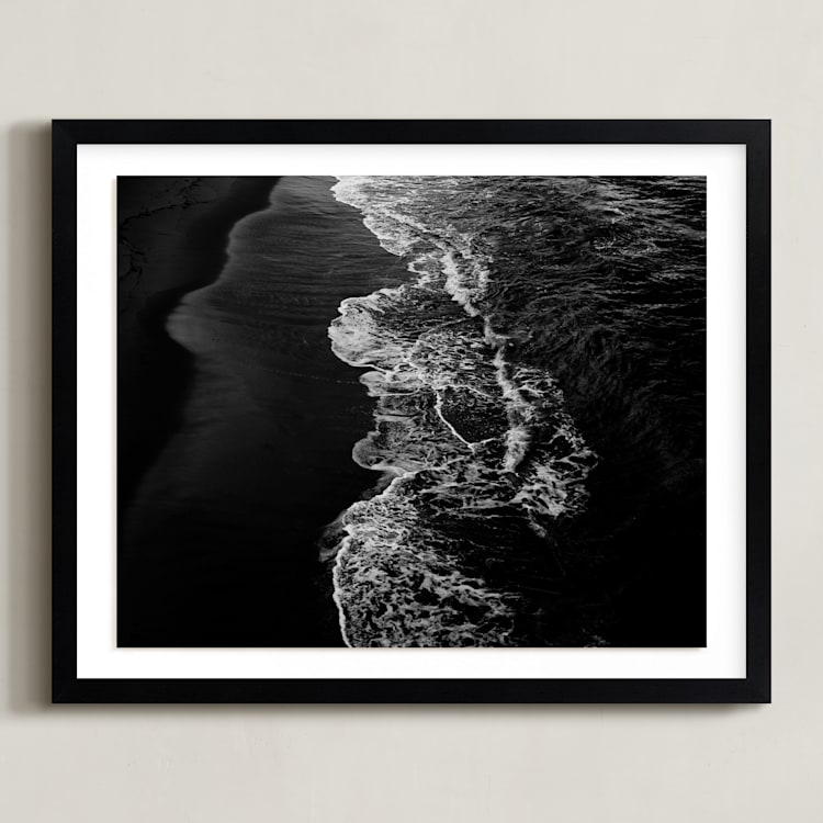 "swell" - Art Print in Black and White by LindseyErin - Framed