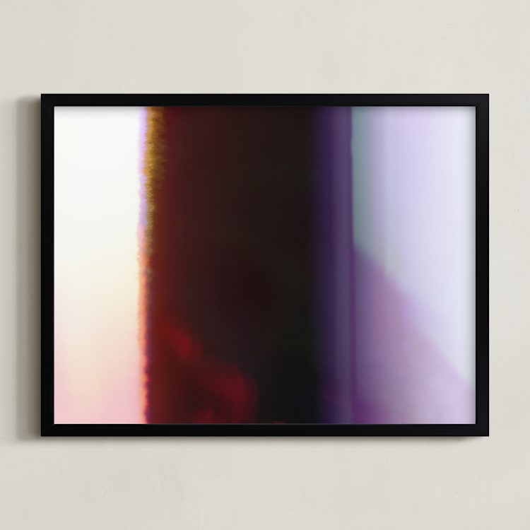 "Experiments with Film 004" - Art Print in Black by Arash Fattahi Acosta - Framed