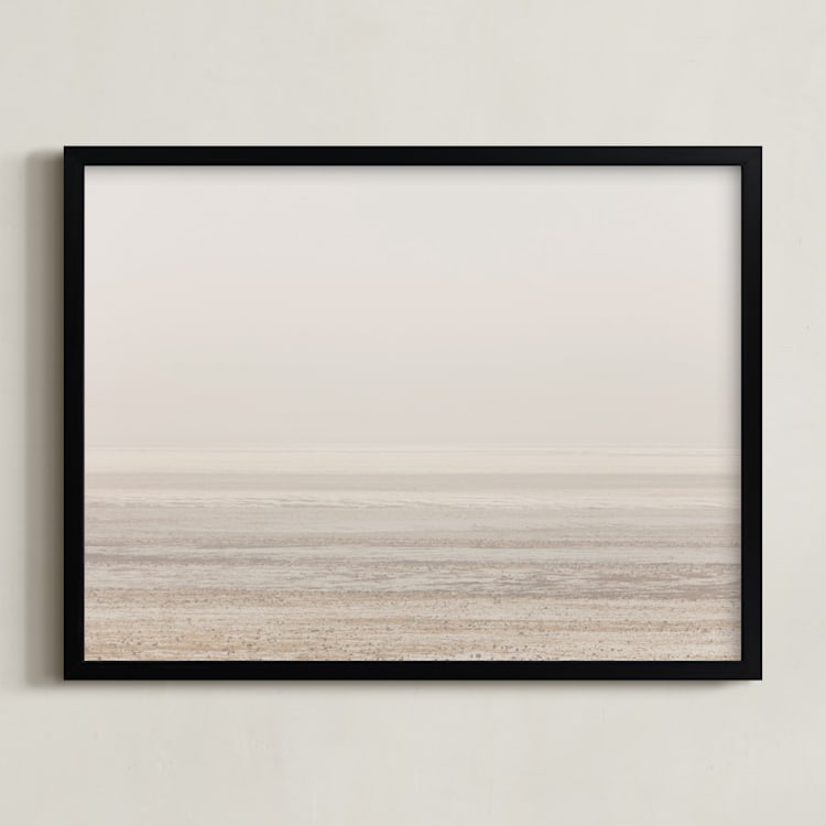 "Patagonian Winter" - Art Print in Patagonian White by Daniel Fox - Framed