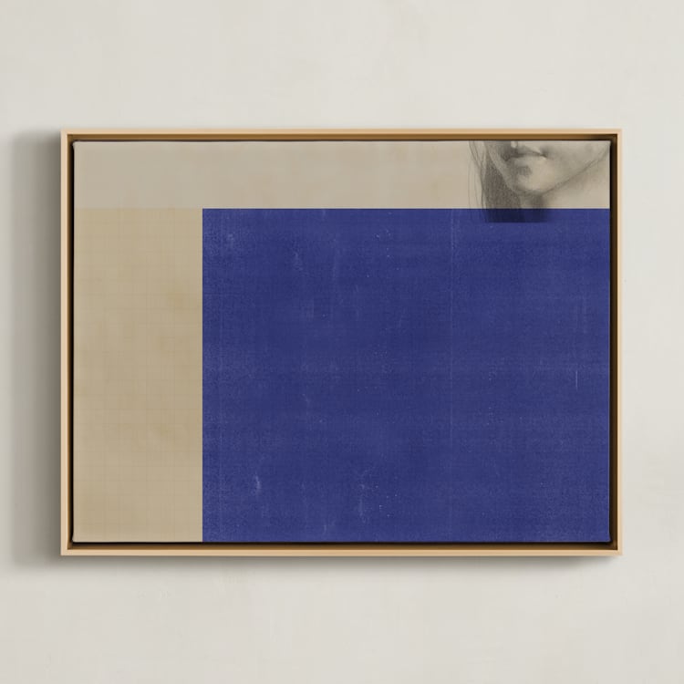 "Her I" - Art Print in Ginger by jinseikou - Framed Canvas