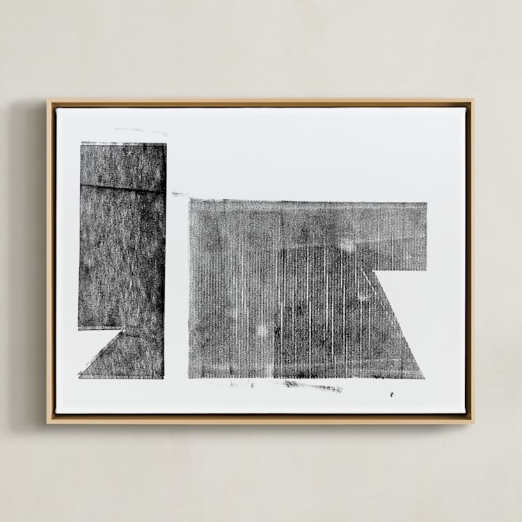"When We Were Hidden I" - Art Print in Ink by Akweley Creative - Framed Canvas