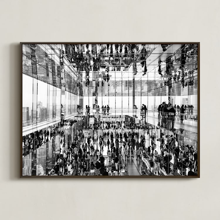 "Seeing Double" - Art Print in Noir by LindseyErin - Framed