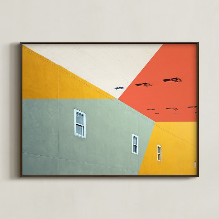 "Sodapop Block" - Art Print in sodapop by Kimberly Young - Framed