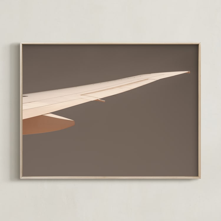 "Voyage" - Art Print in Pink by Benno and Noosa - Framed