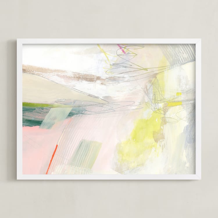 "Sweet Dreams" - Art Print in Dusk by Carol Barber - Framed