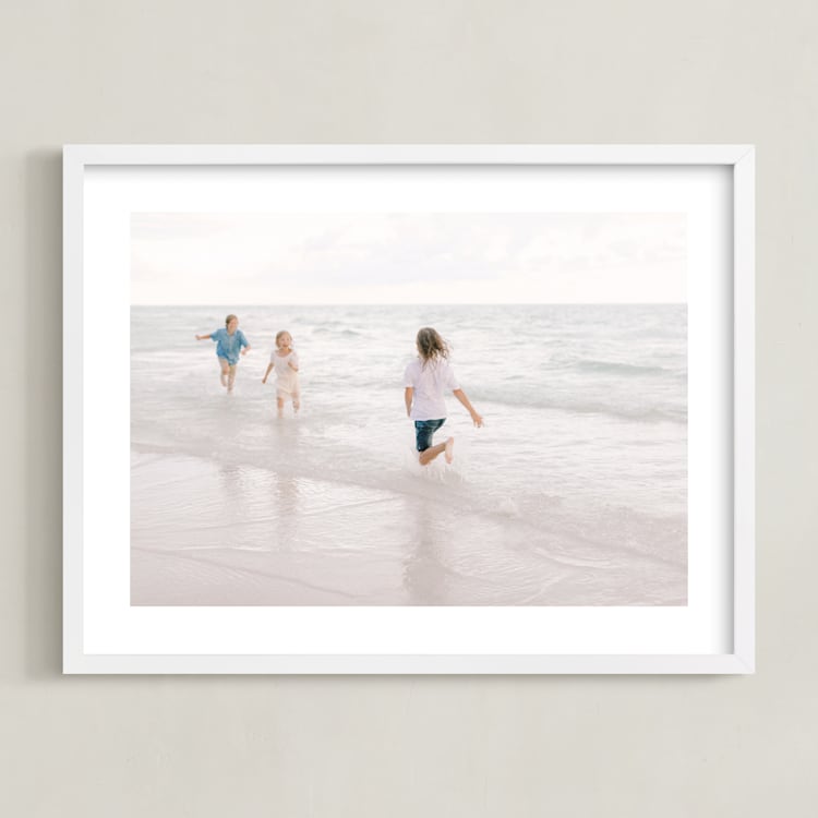 "The Big Picture" - Framed Photo in White by Minted - Framed