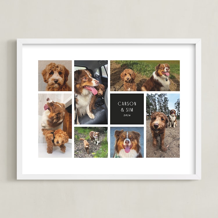 "Seven Photo: Landscape Framed Photo" - Framed Photo in Ebony by Chris Griffith - Framed