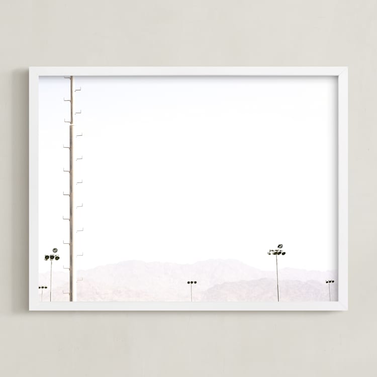 "Scenes from Eilat 2018, 32" - Art Print in Desert Sky by Tal Paz-Fridman - Framed