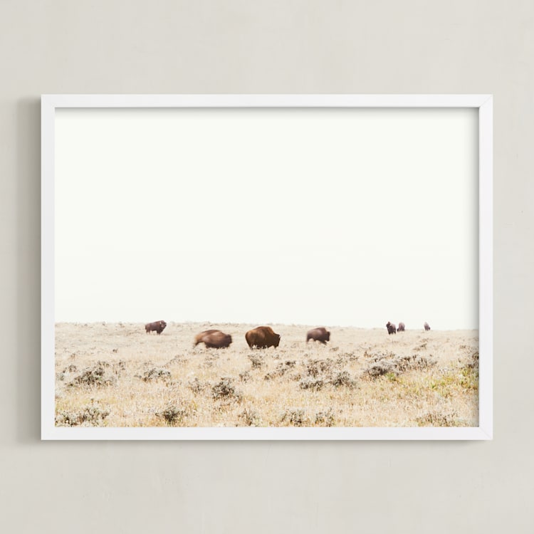 "On the Move" - Art Print in summer by Kamala Nahas - Framed