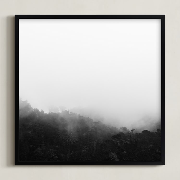 "Bewilder" - Art Print in Black and White by Jessica C Nugent - Framed