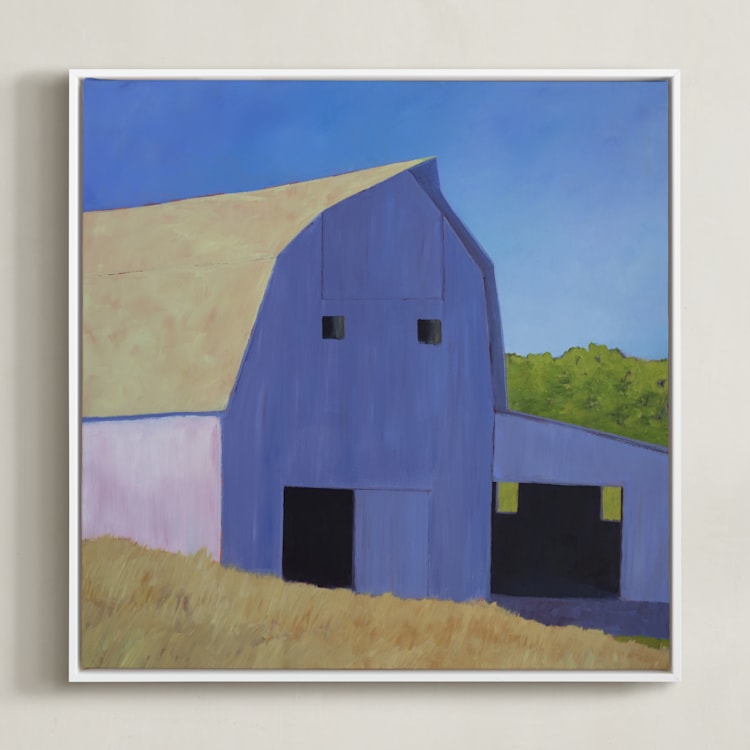 "Dutch Lilac" - Art Print in Lilac by Carol C. Young - Framed Canvas