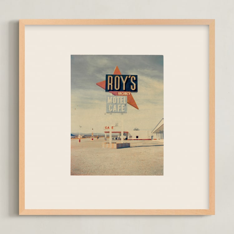 "Roadtripping 1" - Art Print in Mojave by Kamala Nahas - Framed