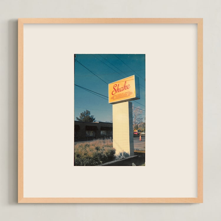 "Roadtripping 3" - Art Print in Santa Fe by Kamala Nahas - Framed