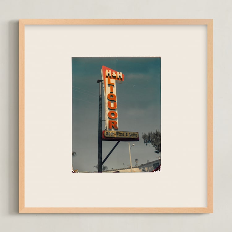 "Roadtripping 4" - Art Print in Ventura by Kamala Nahas - Framed
