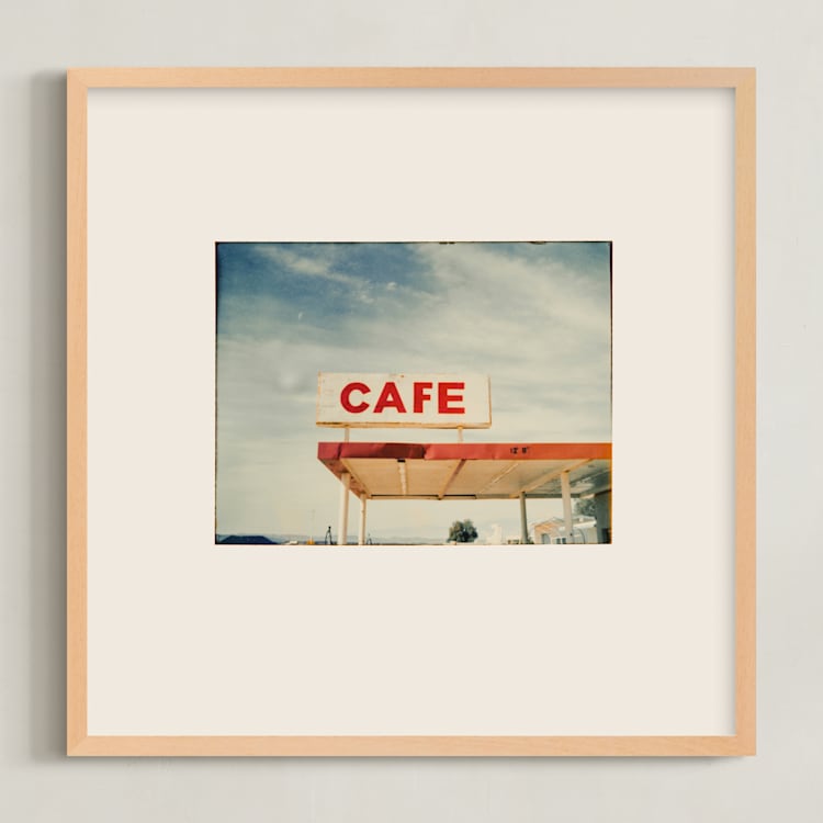 "Roadtripping 2" - Art Print in Mojave by Kamala Nahas - Framed