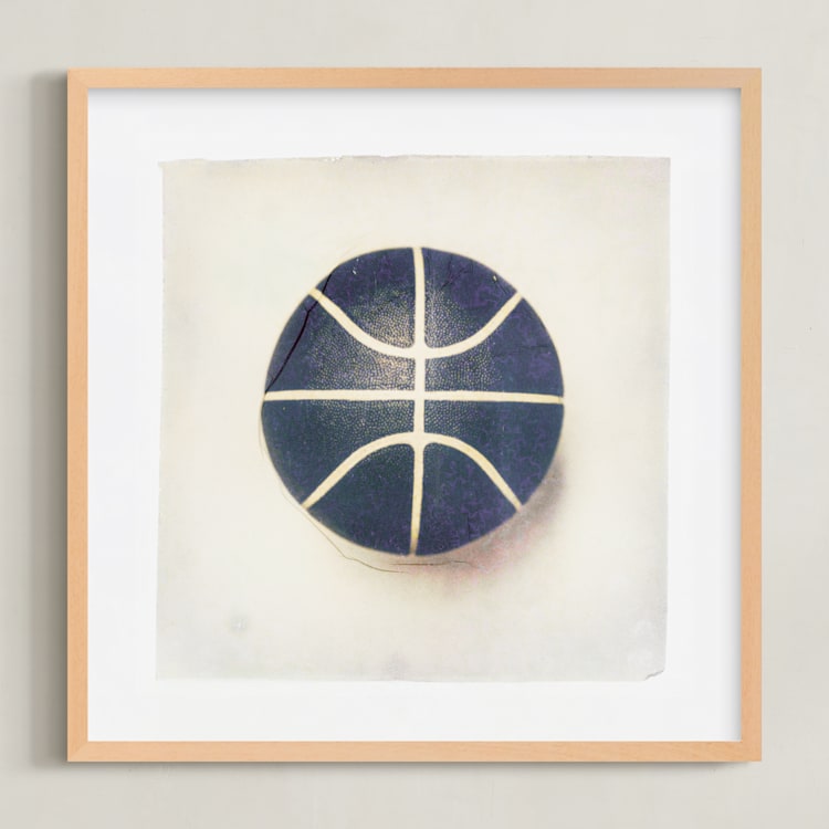 "Lifted Sports 2" - Art Print in Vintage by Kamala Nahas - Framed