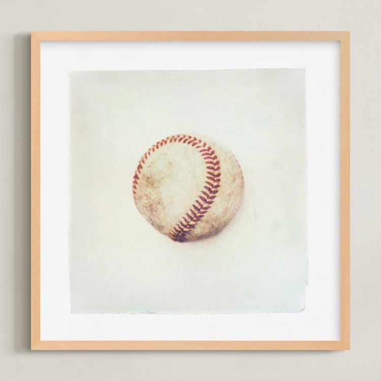 "Lifted Sports 1" - Art Print in Vintage by Kamala Nahas - Framed