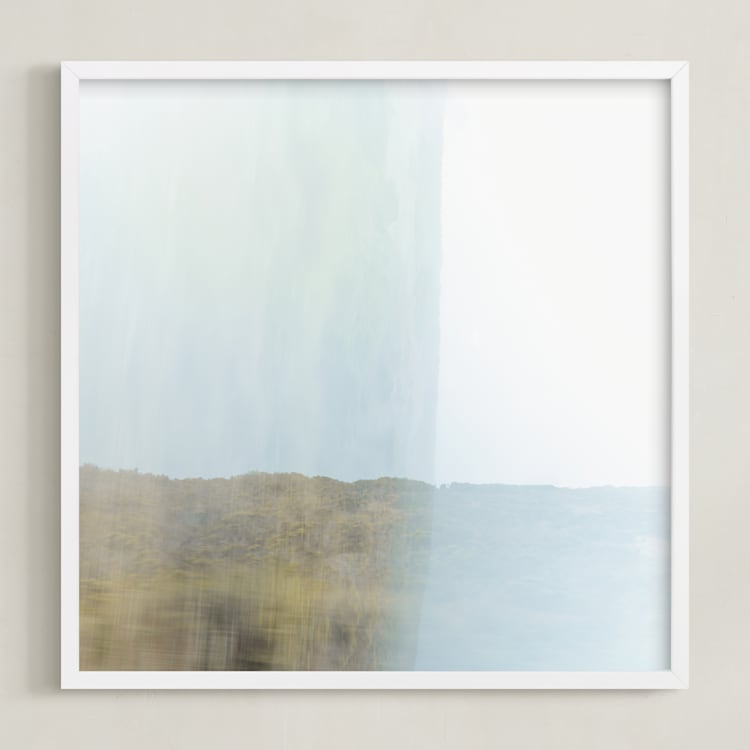 "Traveler I" - Art Print in Sky by Shawna Urban - Framed