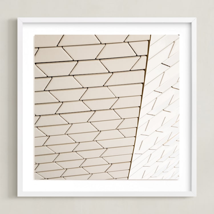 "Contorno I" - Art Print in tile by Heather Deffense - Framed
