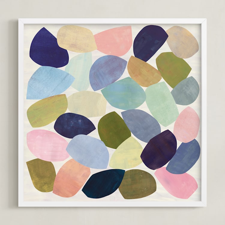 "Disarray" - Art Print in Multi by melanie mikecz - Framed