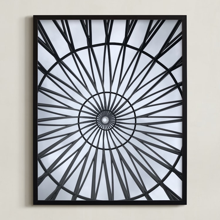 "The Rising II" - Art Print in Cloud by Zhay Smith - Framed