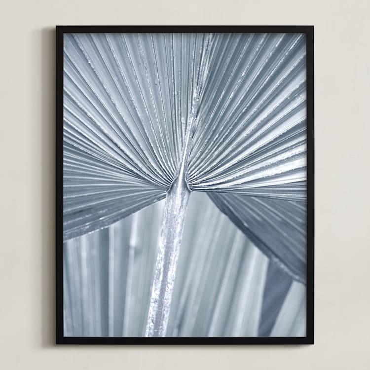 "Botanic 2" - Art Print in Silver by Stellax Creative - Framed