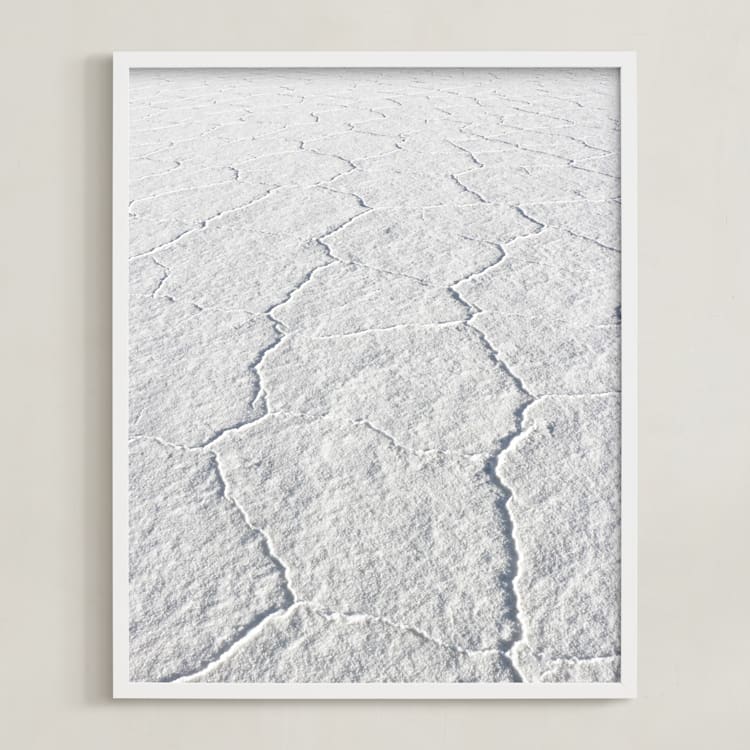 "Salt of the Earth" - Art Print in monochrome by lulu and isabelle - Framed