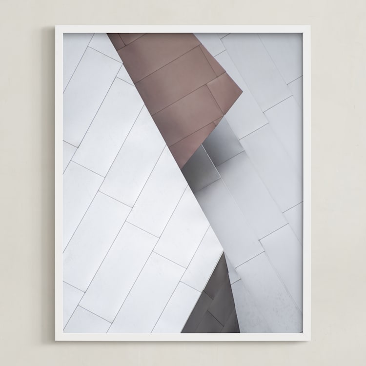 "Blush" - Art Print in Blush by Angie McMonigal - Framed