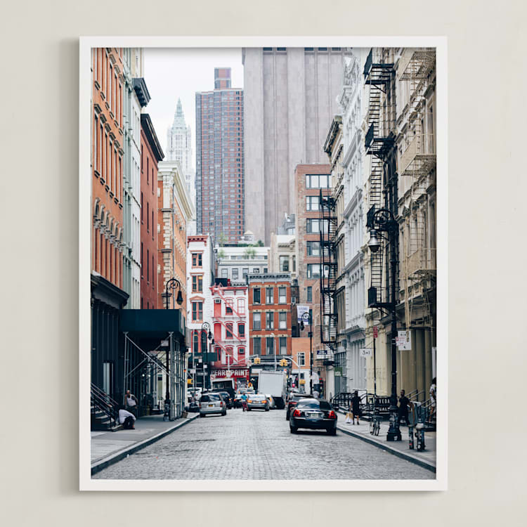 "Soho" - Art Print in Multi by Kaitlin Rebesco - Framed