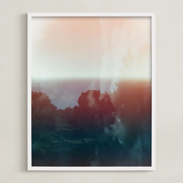 "Paradise For the Soul" - Art Print in THE WAYS by Sasquatch Mansfield - Framed