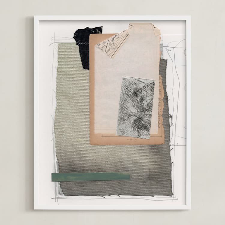 "Yesterday" - Art Print in Neutral by Lorent and Leif - Framed