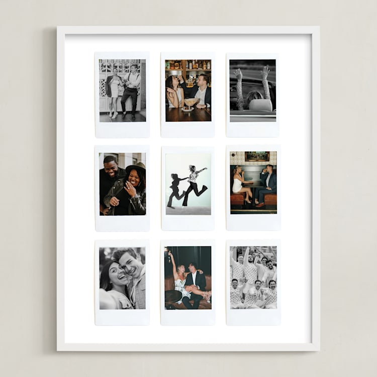 "Nine Photo: Portrait Framed Photo" - Framed Photo in Cloud by Olivia Kanaley Inman - Framed