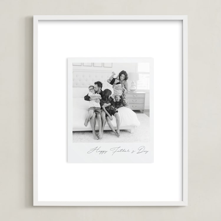 "Framed Photo: Classic Snap" - Framed Photo in Noir by Minted - Framed